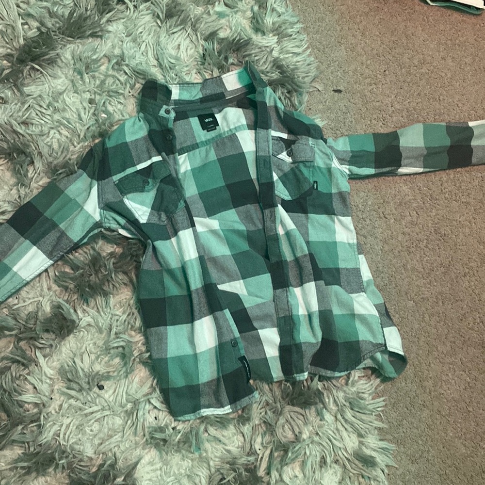 Vans flannel size x-large youth